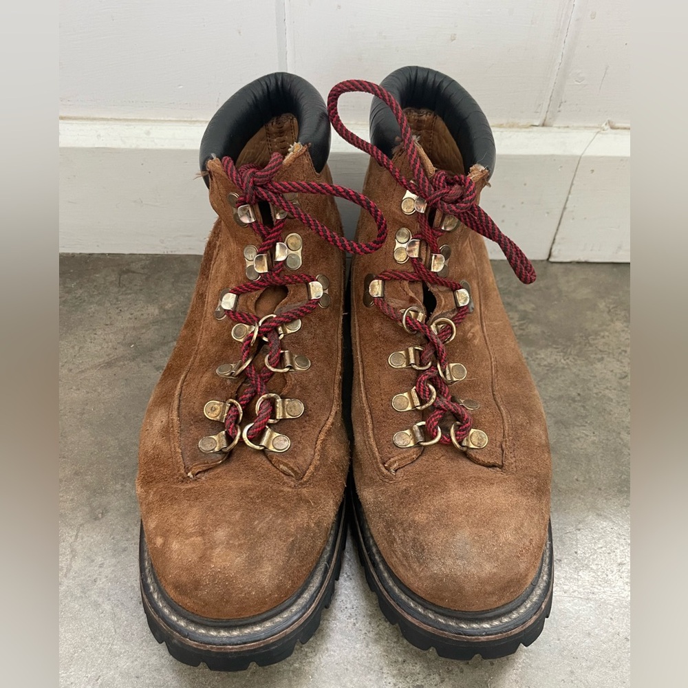 Mens Chippewa Suede Hiking Boots 9.5D